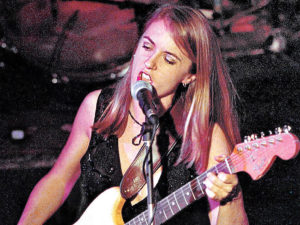 Liz Phair had never performed in public with a band until a few months after this show at West Hollywood's Troubador Club in December 1993. She called the quick fame "traumatizing." (Tribune Newspapers Photo)