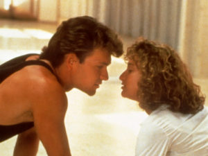 Swayze and Grey in 1987's Dirty Dancing. (©Artisan Entertainment/Courtesy Everett Collection)